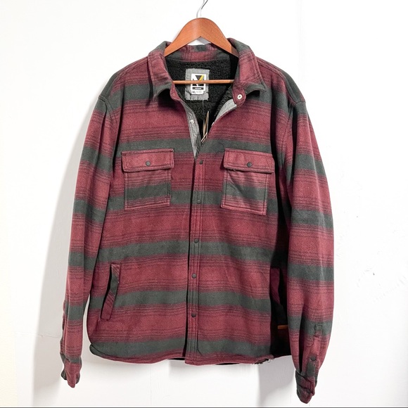 Polar Fleece Shirt Jacket Shacket Size 